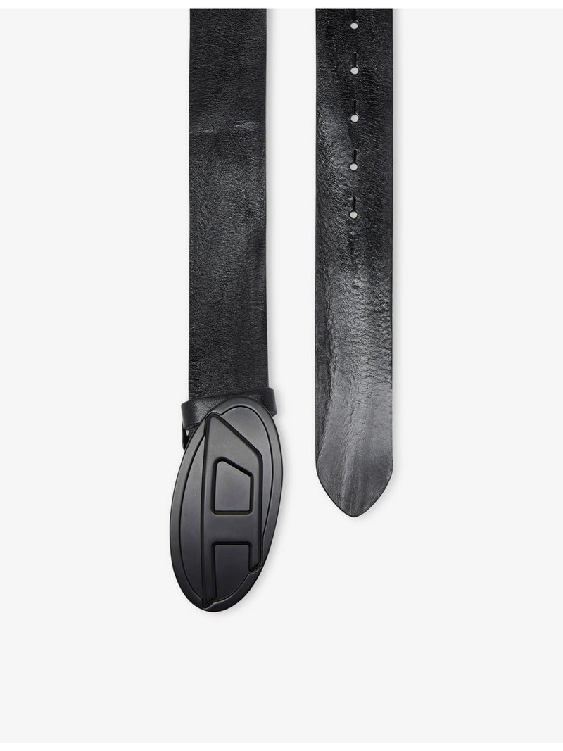 Diesel B-1DR 2.0 leather belt with buckle - British product