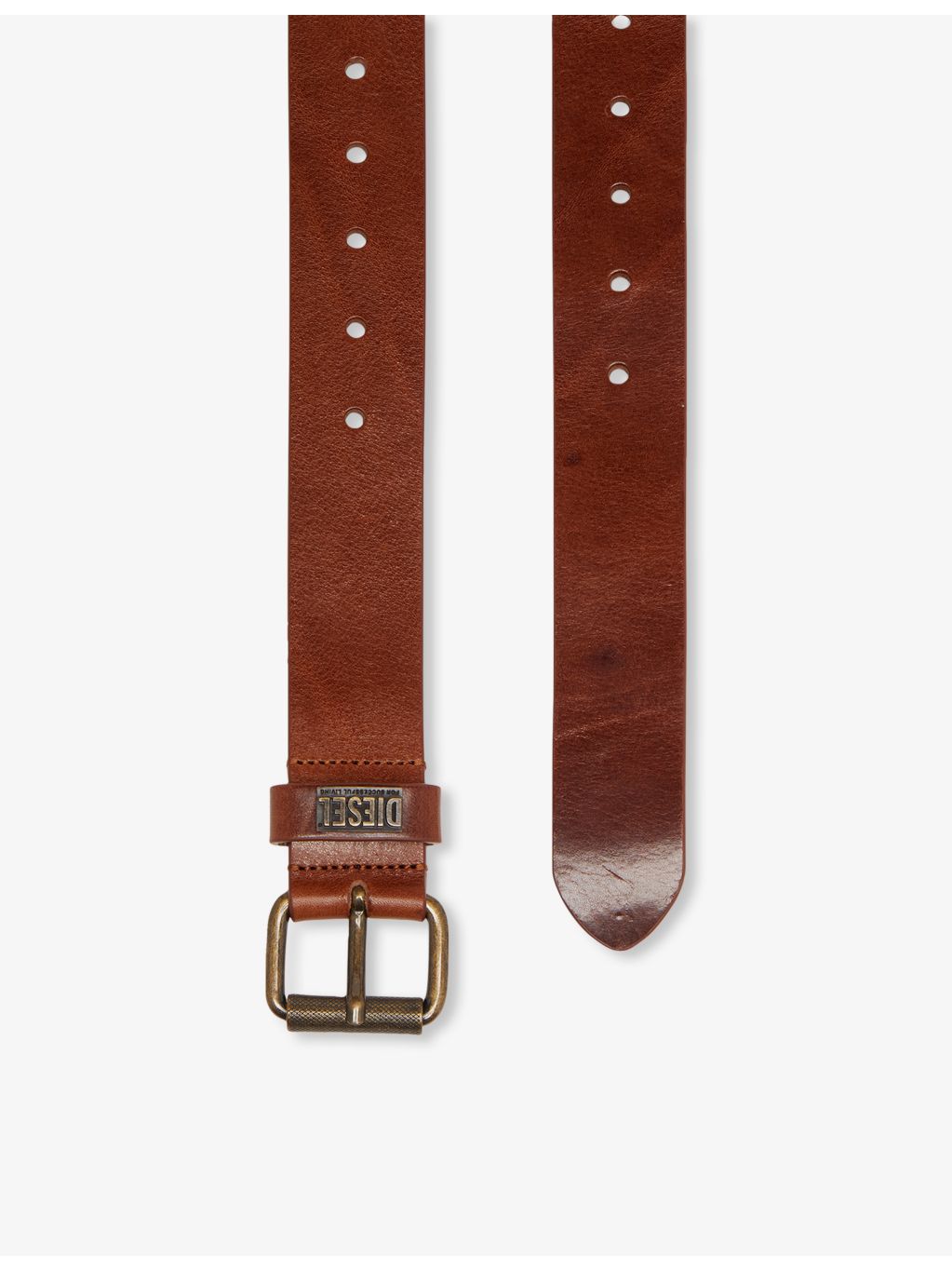 Diesel leather belt B-Biscotto-Loop 3.5cm, imported from the UK