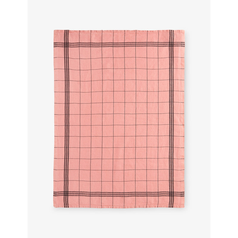 Torchon Bistrot checked tea towel 52x75cm, UK version