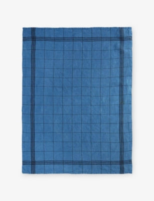 Torchon Bistrot Cotton And Linen Tea Towel - PASTEL