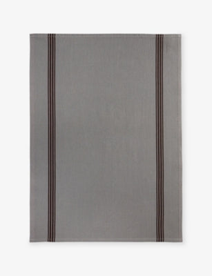 Charvet Torchon Piano Cotton and Linen Tea Towel 52 x 75cm