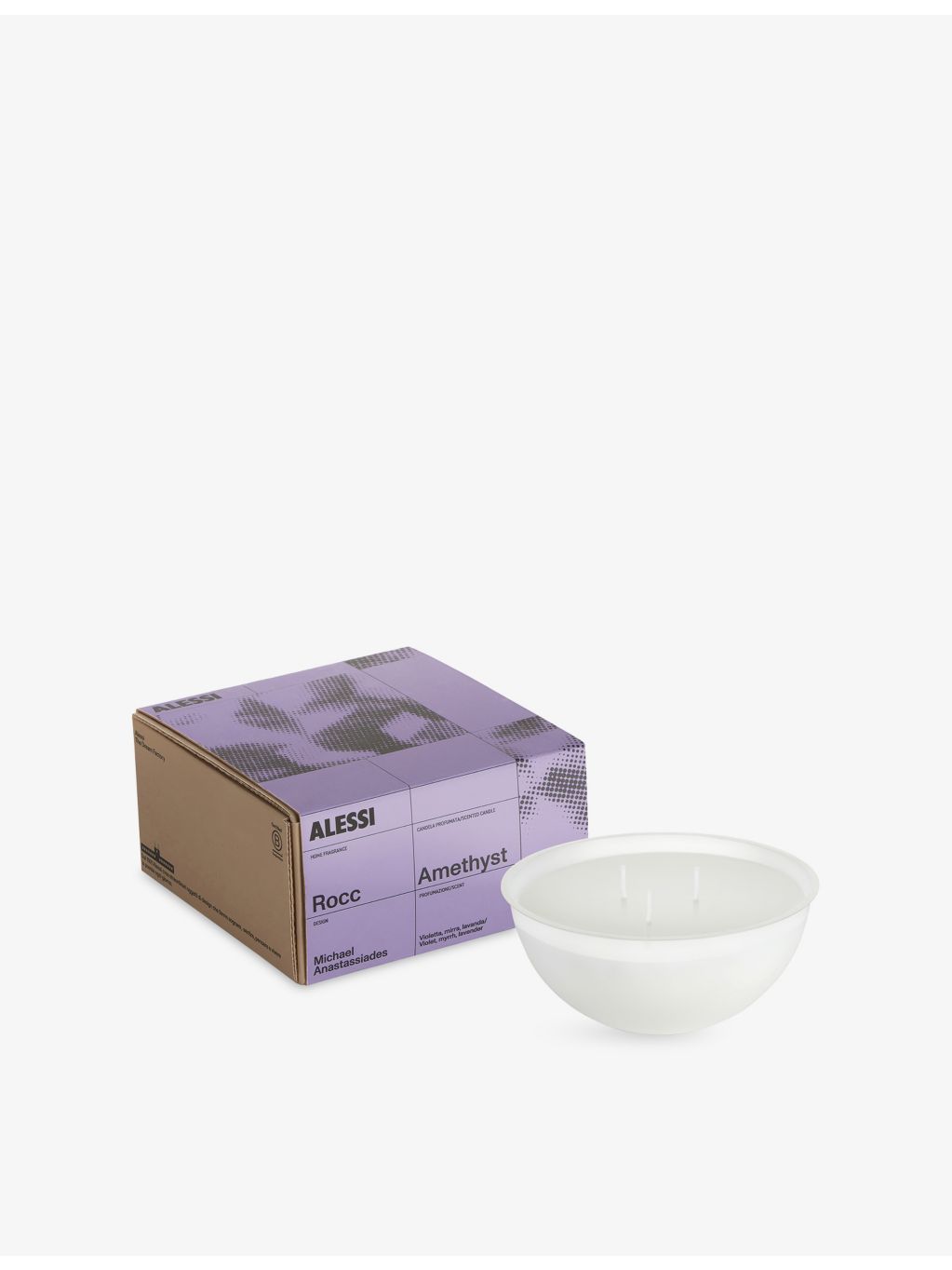 Rocc Amethyst scented refill candle 250g (British brand)