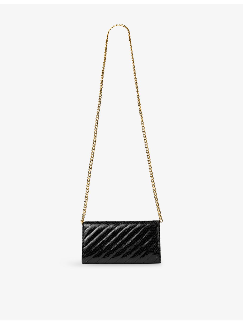 Jimmy Choo Curve Quilted Leather Wallet-On-Chain, UK version