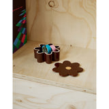 Conran Shop stoneware trinket box flower design, imported from the UK
