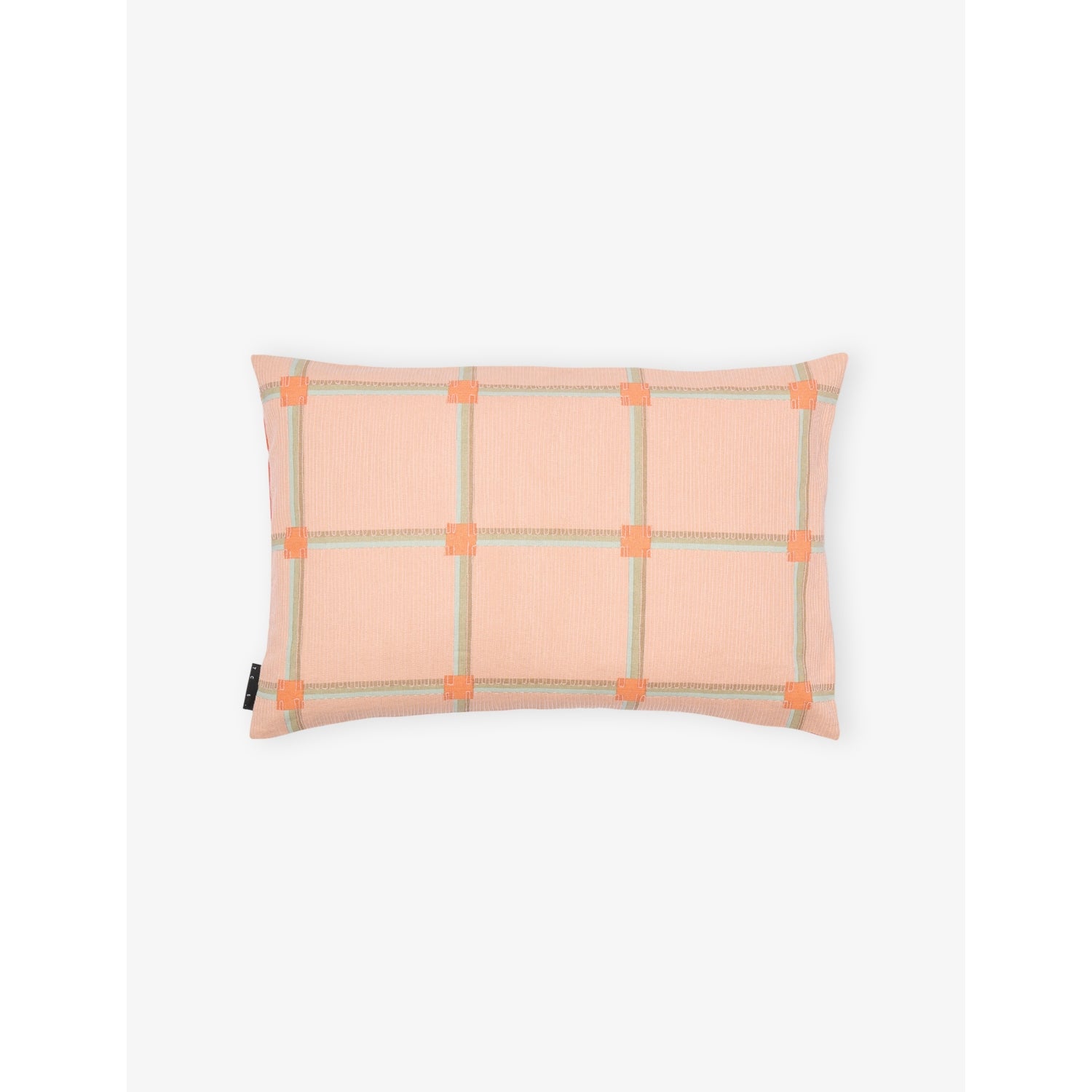 The Conran Shop Cuba checked cotton cushion 40x60cm, imported from the UK