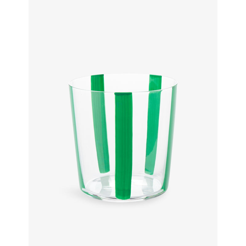 The Conran Shop Nova Stripe glass tumblers 360ml (British brand)