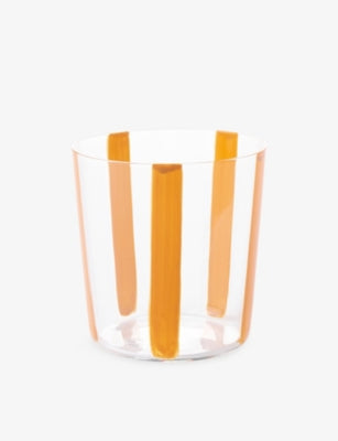 The Conran Shop Nova Stripe glass tumblers 360ml (British brand)