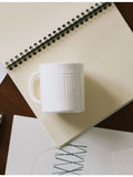 The Conran Shop Sketch Grid porcelain mug 7cm (British brand)