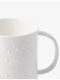 The Conran Shop Sketch Dots porcelain mug with embossed detailing - British product
