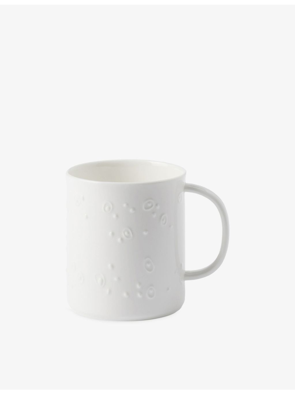 The Conran Shop Sketch Dots porcelain mug with embossed detailing - British product