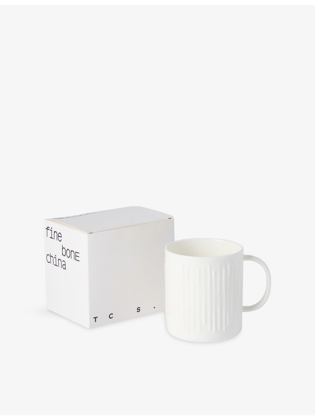 The Conran Shop bone china Sketch Lines mug 7x8cm (British brand)