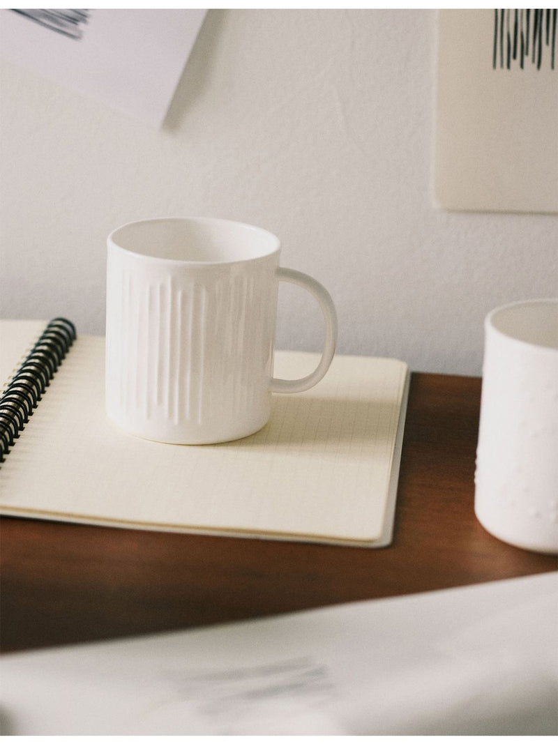 The Conran Shop bone china Sketch Lines mug 7x8cm (British brand)