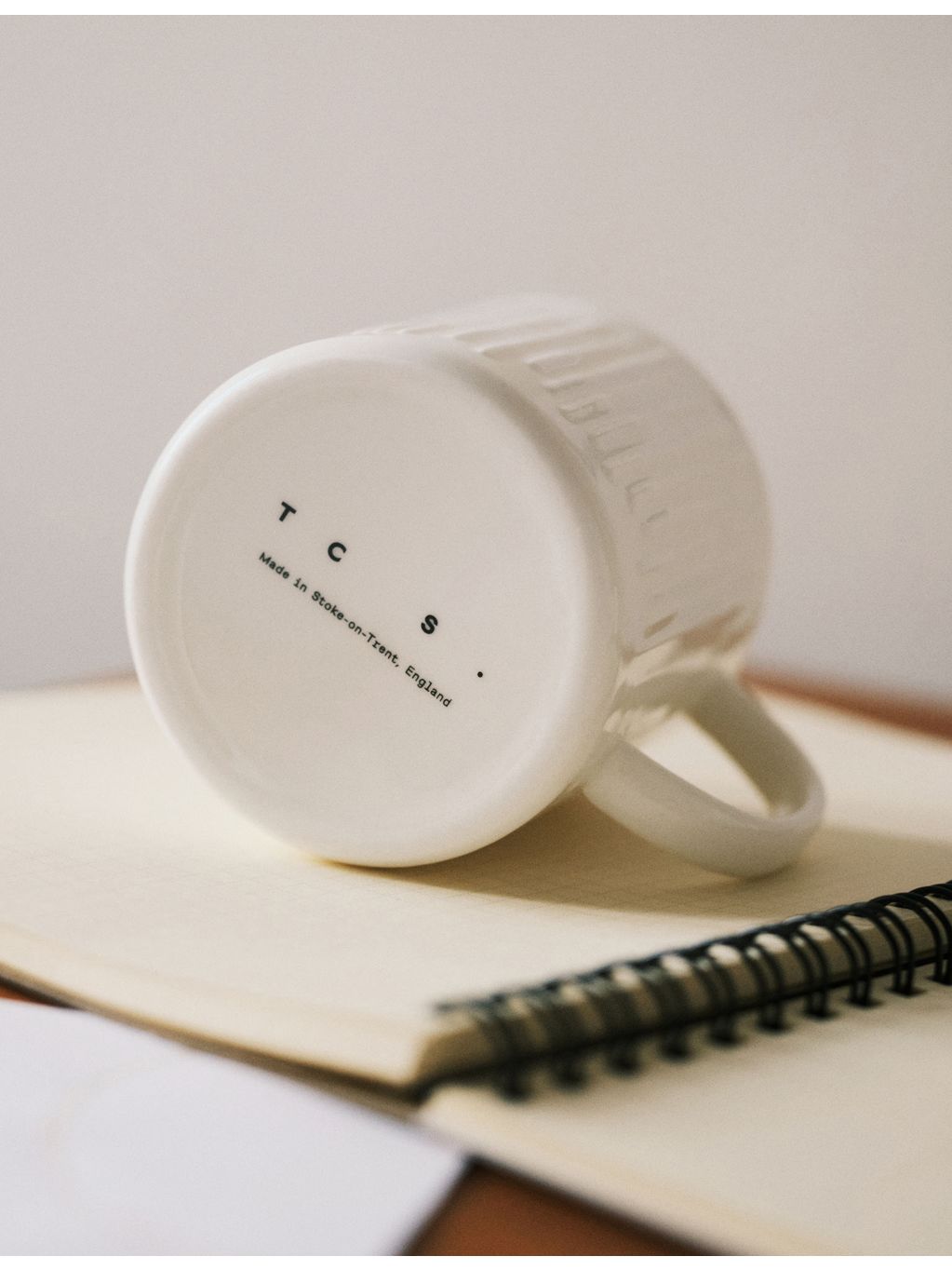The Conran Shop bone china Sketch Lines mug 7x8cm (British brand)