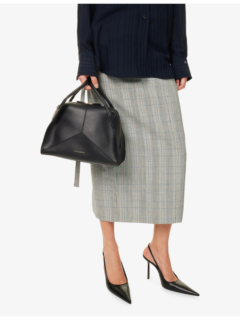 Victoria Beckham Plié leather shoulder bag - British product