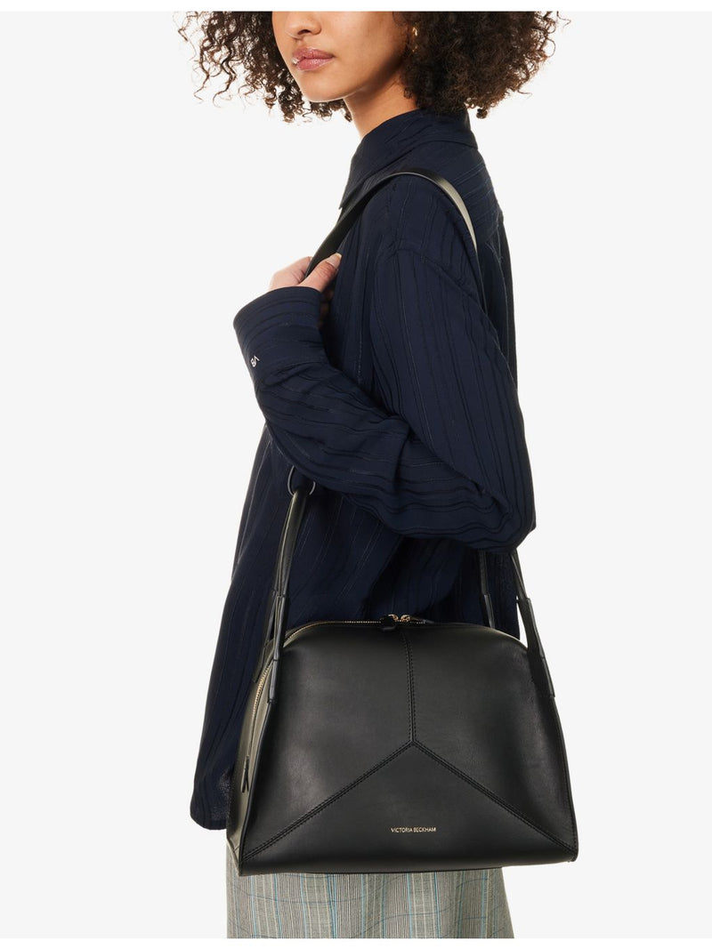 Victoria Beckham Plié leather shoulder bag - British product