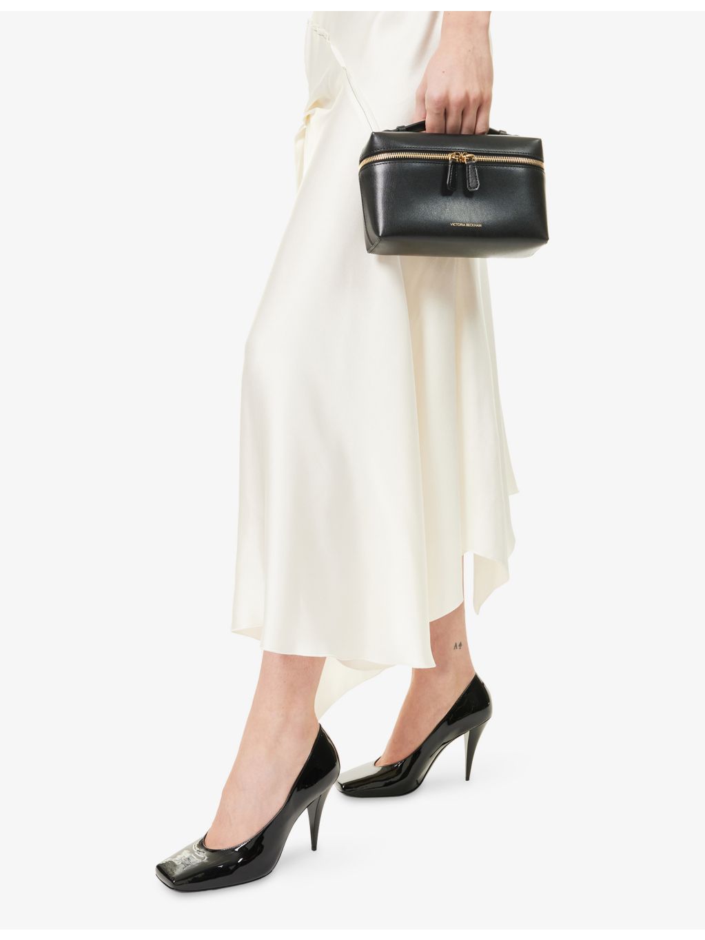 Victoria Beckham Vanity leather cross-body bag - British product