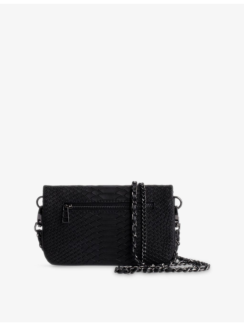 Zadig&Voltaire Rock Nano leather clutch bag, imported from the UK