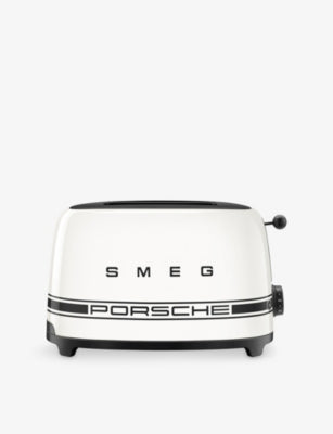Porsche x SMEG 50s style two-slice stainless-steel toaster, imported from the UK