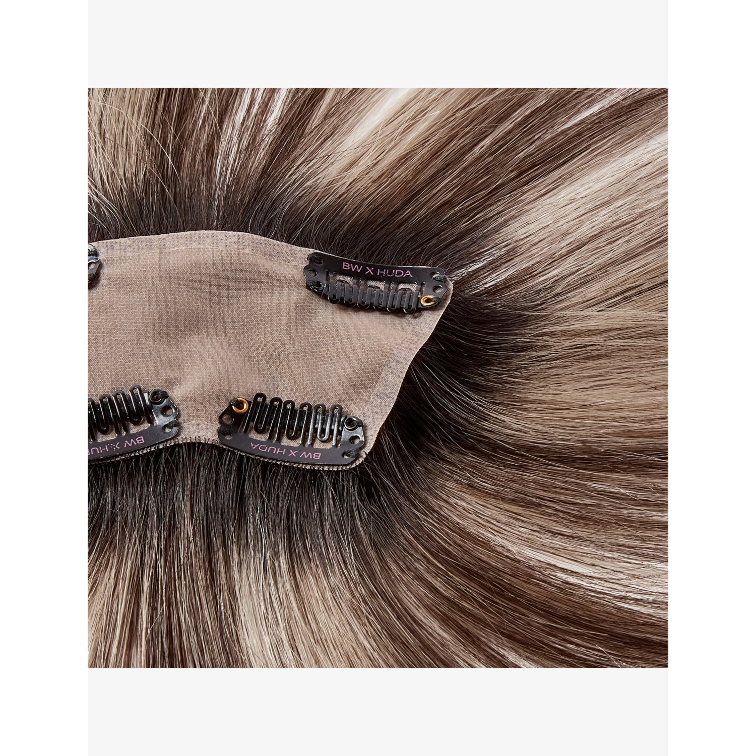 Beauty Works x Huda clip-in fringe Barely There Bangs, imported from the UK