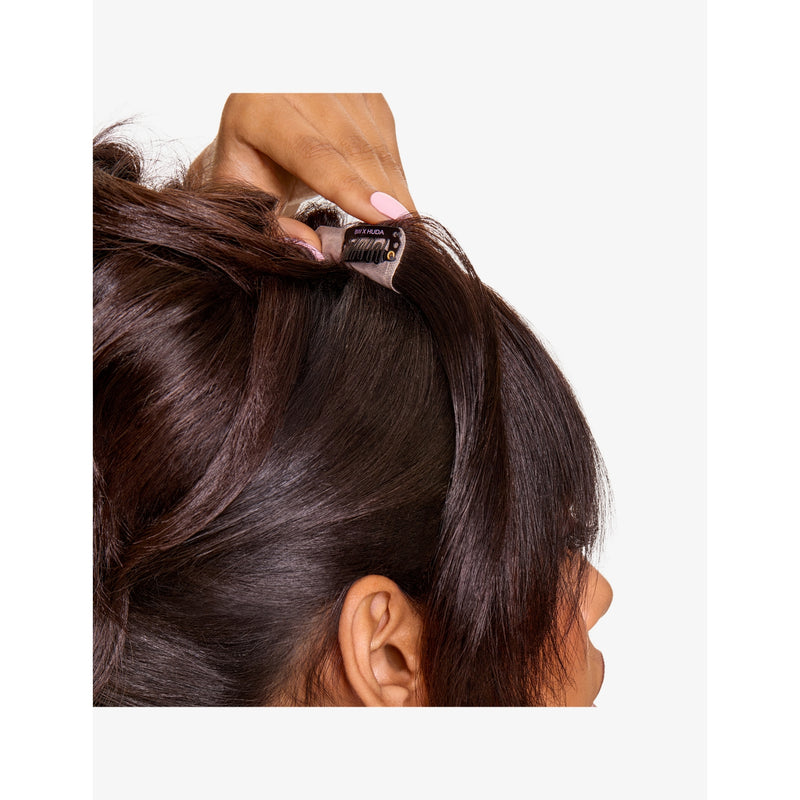 Beauty Works x Huda clip-in fringe Barely There Bangs, imported from the UK