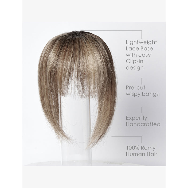 Beauty Works x Huda clip-in fringe Barely There Bangs, imported from the UK