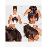 Beauty Works clip-in fringe Barely There Bangs Mini Fringe, imported from the UK