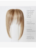 Beauty Works x Huda Barely There clip-in fringe, imported from the UK