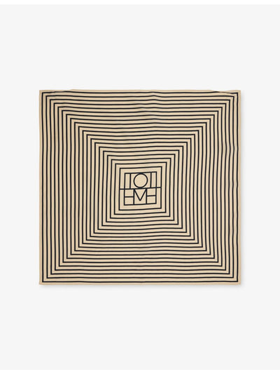 selfridges Totême Signature Monogram Silk Scarf- Buy online at McGrocer