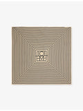 Totême signature monogram silk scarf 56cm by 58cm, imported from the UK