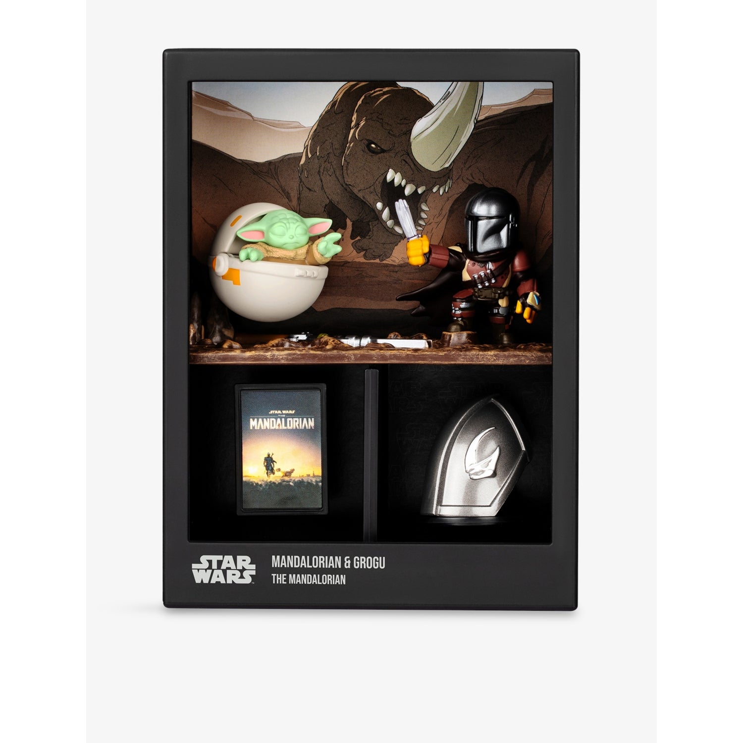 FANDROP Star Wars Mandalorian and Grogu playset 16.3cm (British brand)