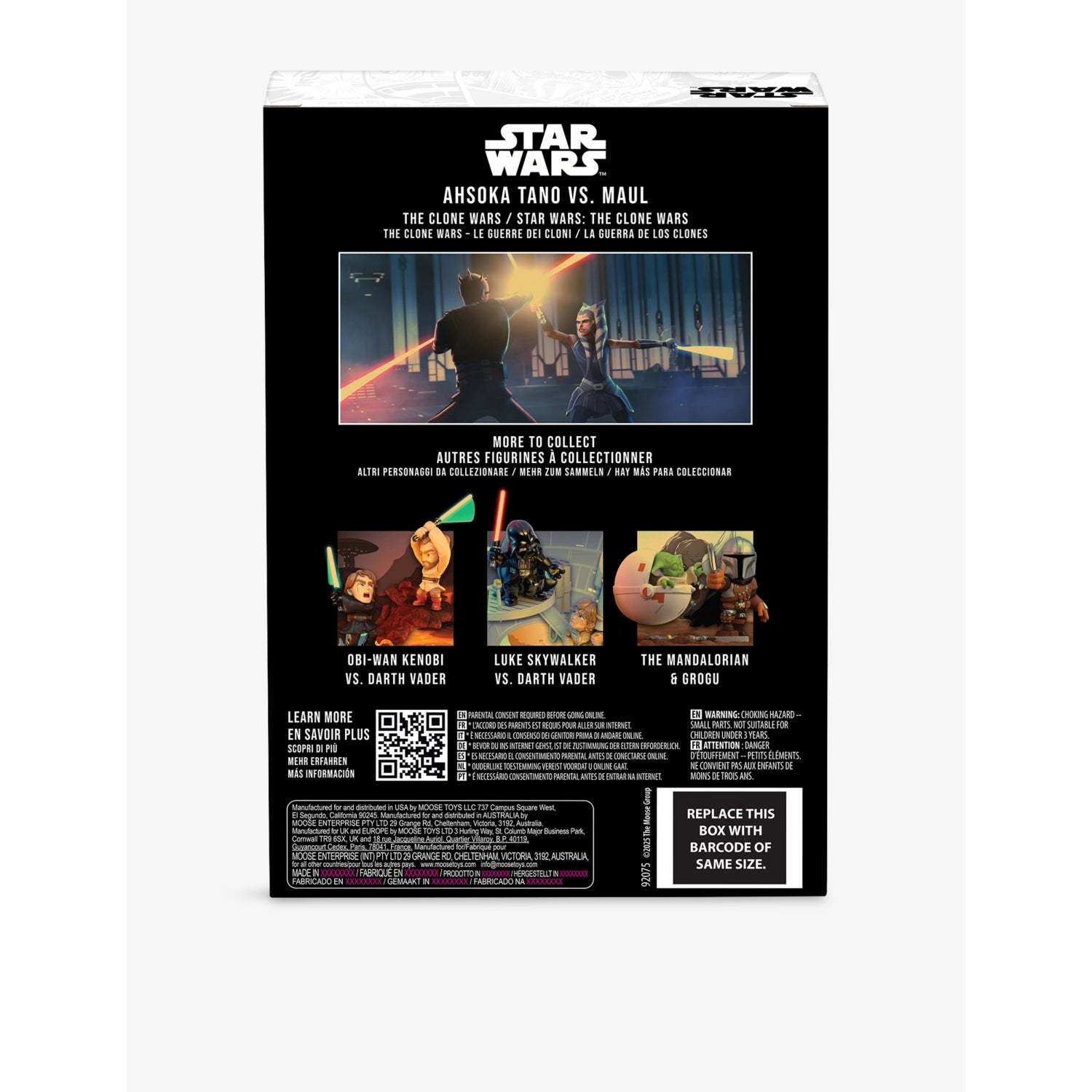 FANDROP Star Wars Ahsoka Tano Vs Maul playset - British product