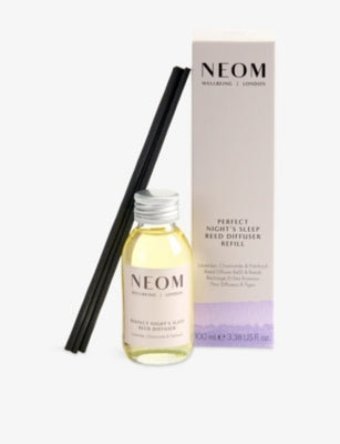 Neom Wellbeing Perfect Night's Sleep reed diffuser refill 100ml - British product