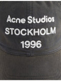 Acne Studios embroidered cotton baseball cap, imported from the UK