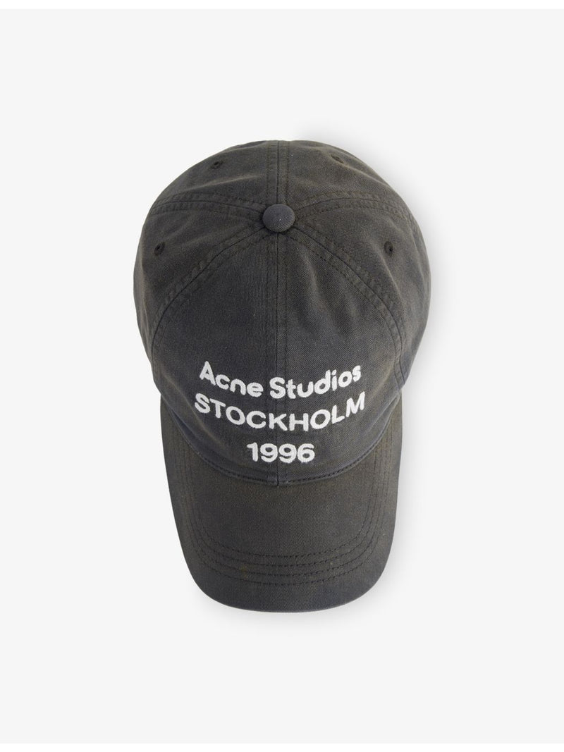 Acne Studios embroidered cotton baseball cap, imported from the UK