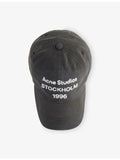 Acne Studios embroidered cotton baseball cap, imported from the UK