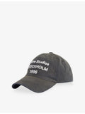 Acne Studios embroidered cotton baseball cap, imported from the UK