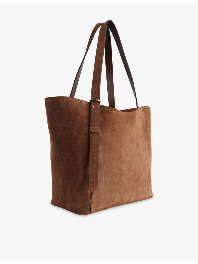 Max Mara Archetipo leather shoulder bag, trapezoid shape - British product