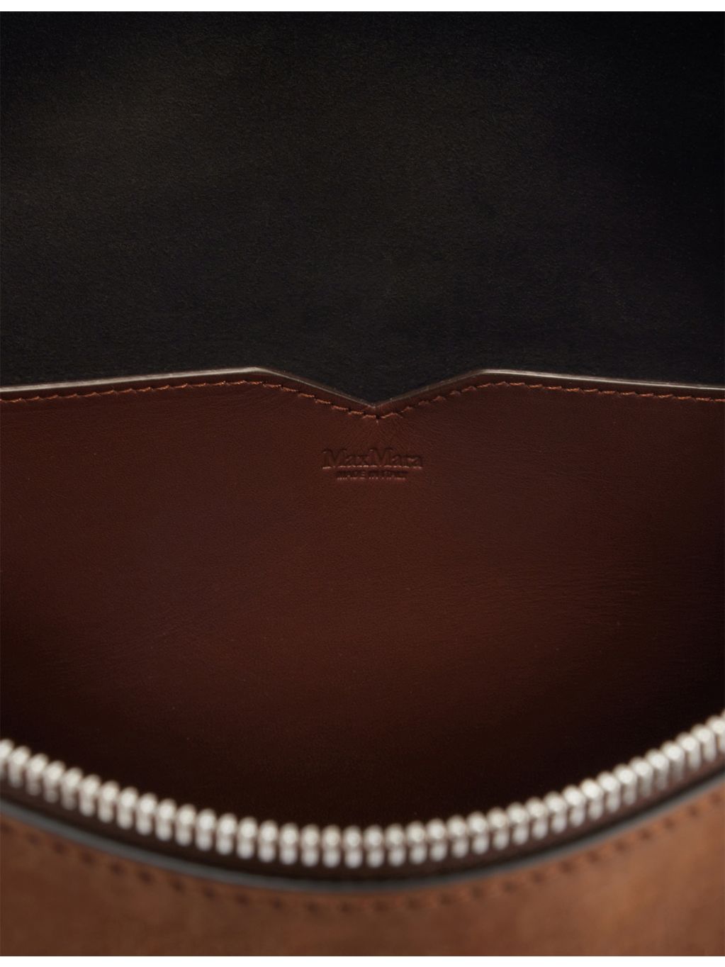 Max Mara brand-embossed nubuck-leather tote bag large - British product