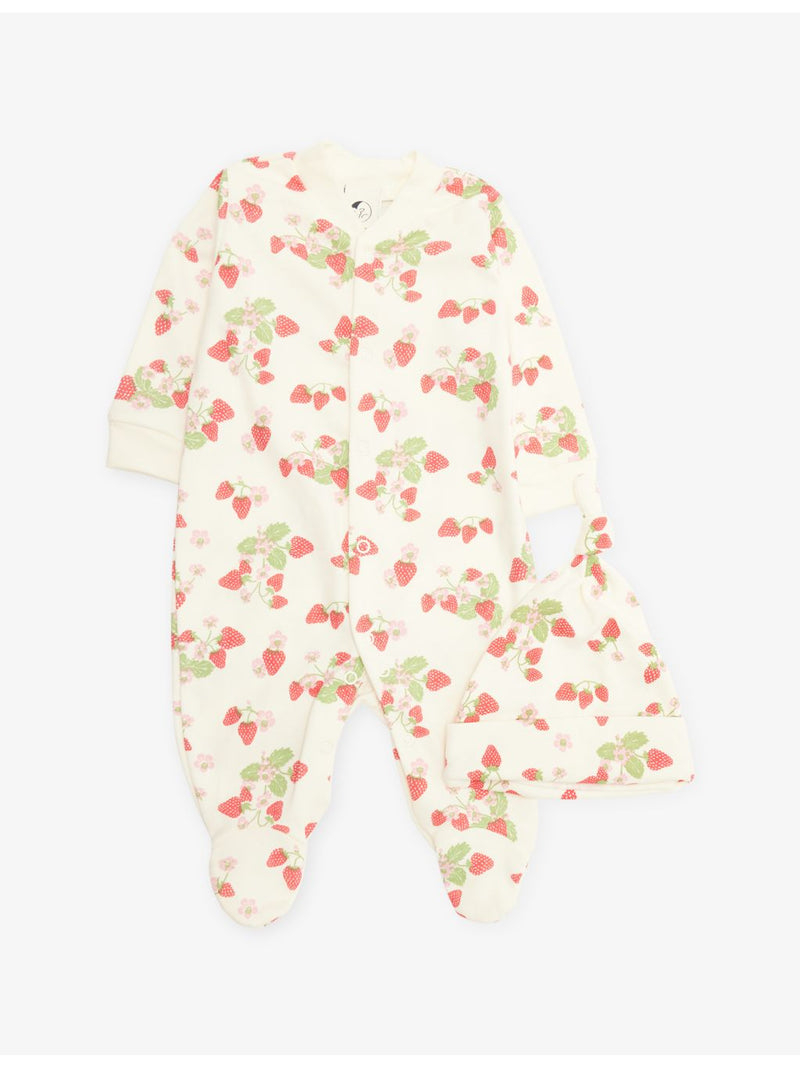 Selfridges Selection little strawberry baby hamper with 4 items, UK version