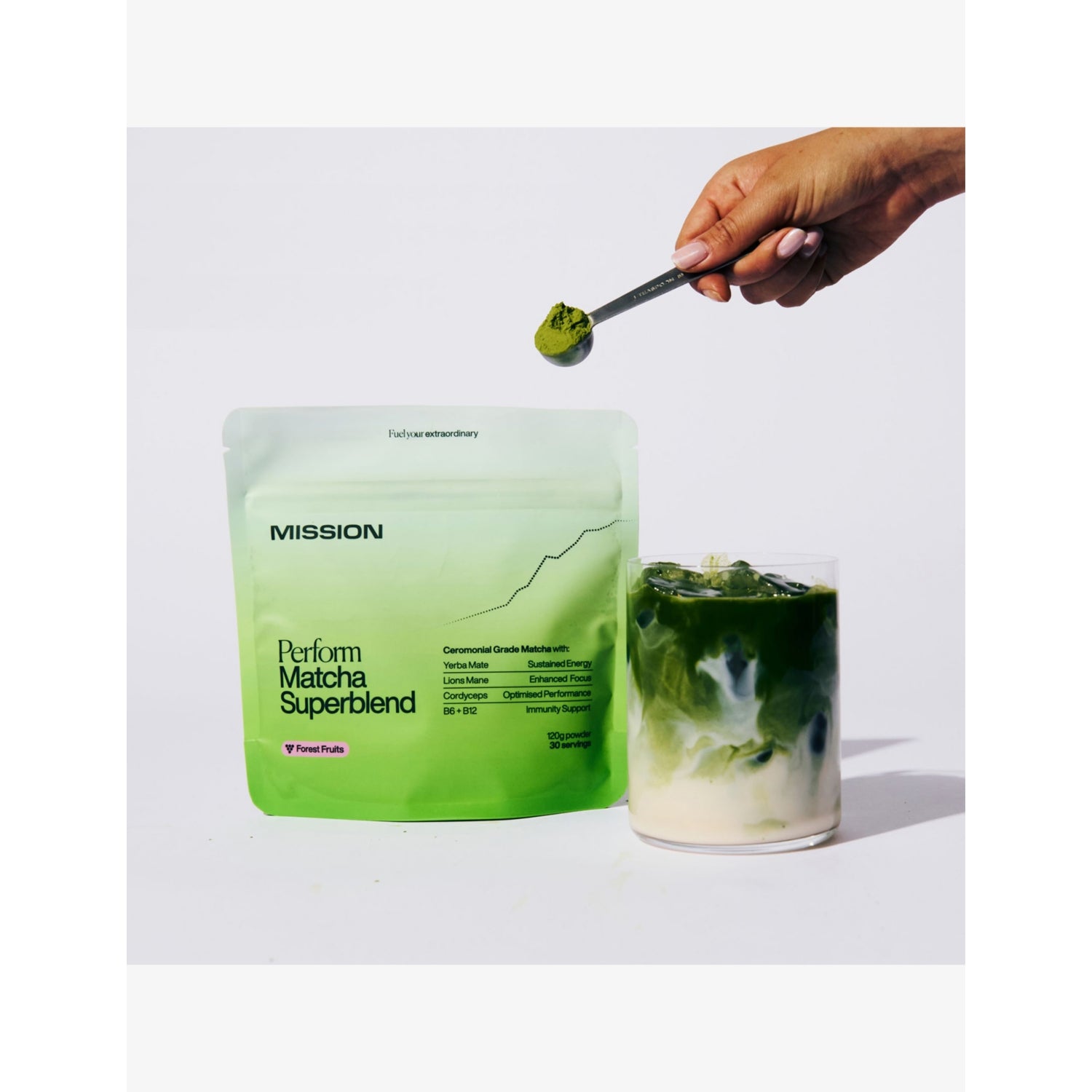 Mission Tea Superblend Matcha powder 120g, UK version