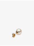 Yoko London 18ct gold pearl stud earrings 10-11mm, imported from the UK