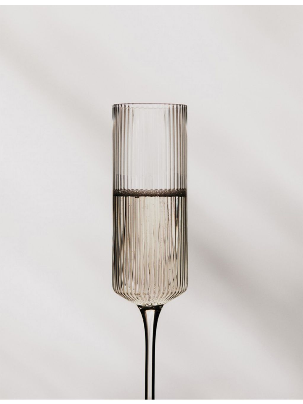 ferm LIVING Ripple champagne flutes set of two 23cm - British product