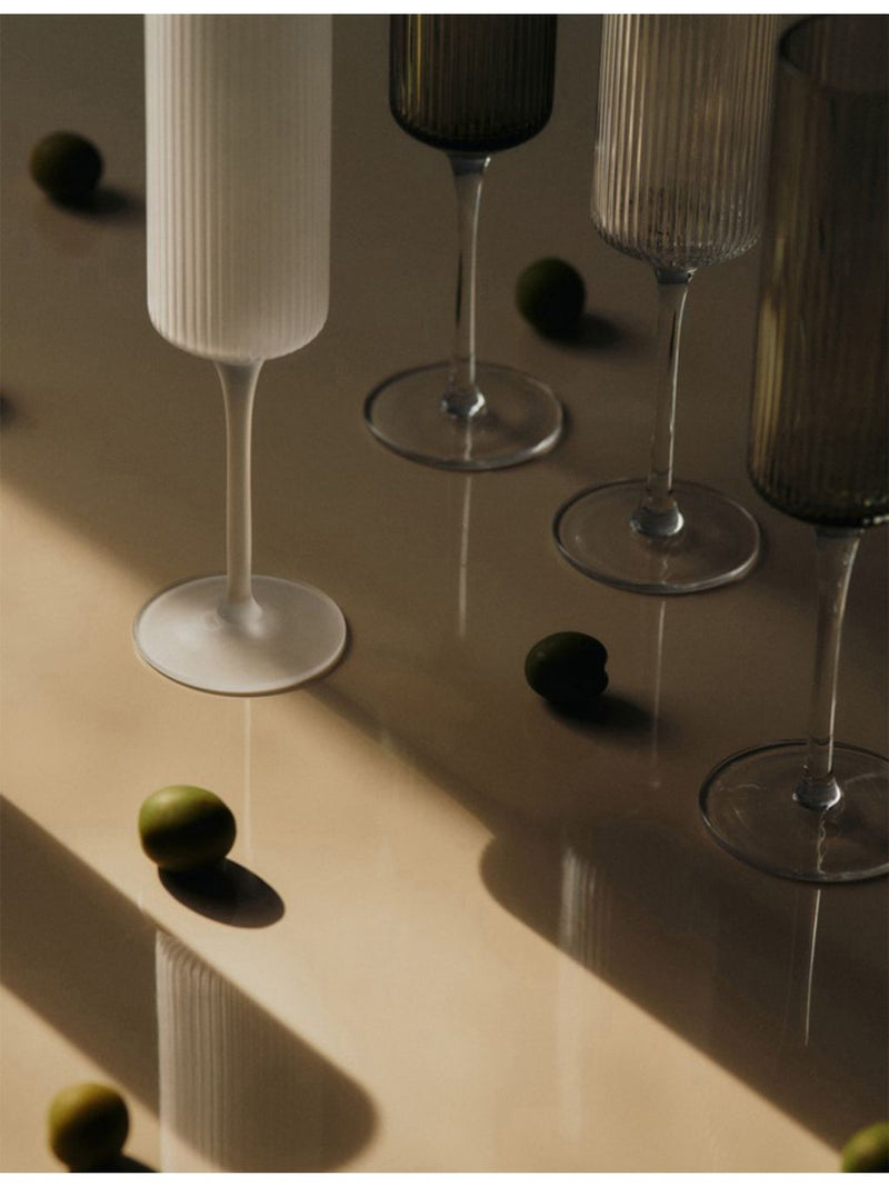 ferm LIVING Ripple champagne flutes set of two 23cm - British product