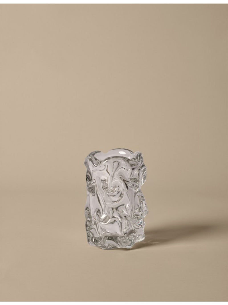 ferm LIVING Rippled Glass Vase 18cm - British product