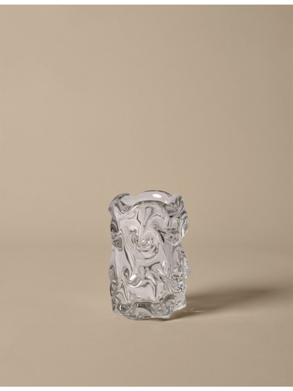 ferm LIVING Rippled Glass Vase 18cm - British product