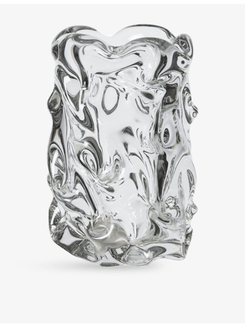 ferm LIVING Rippled Glass Vase 18cm - British product