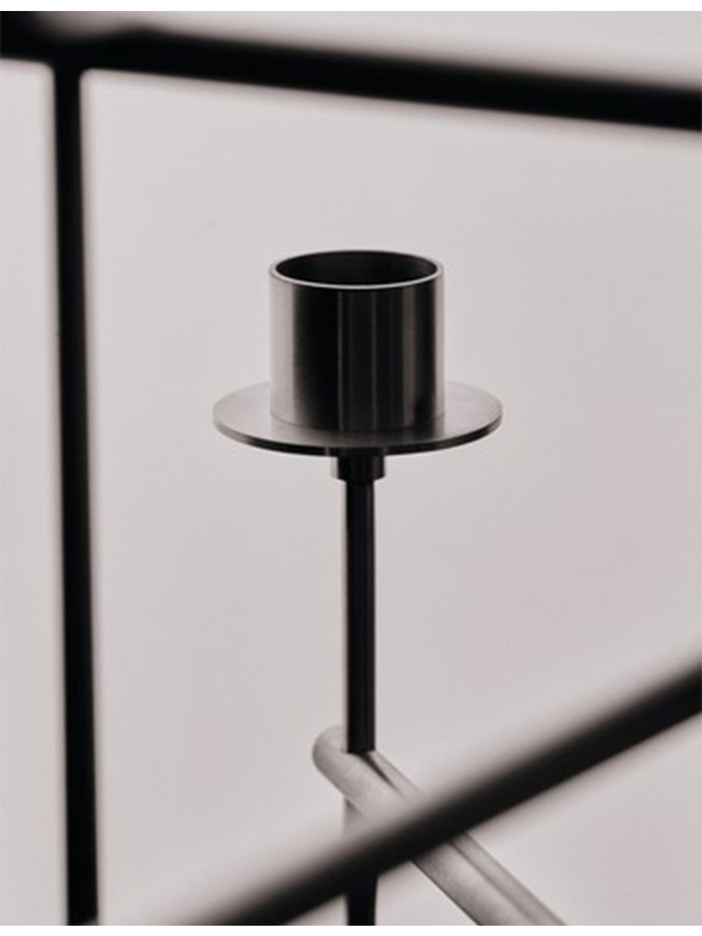 ferm LIVING Elysia stainless steel candelabra 41.7cm - British product