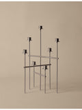 ferm LIVING Elysia stainless steel candelabra 41.7cm - British product