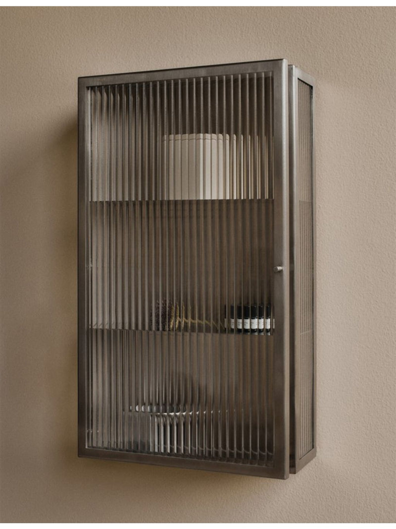 ferm LIVING Haze steel glass cabinet 60cm - British product