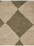 ferm LIVING tufted wool rug diamond pattern 200x140cm (British brand)